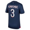 Maglia ufficiale Paris Saint Germain 2023-24 Kimpembe 3 Casa per Uomo